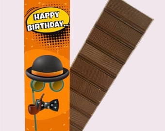 Birthday Chocolate, Birthday Gift, 300 gr. 4 pieces