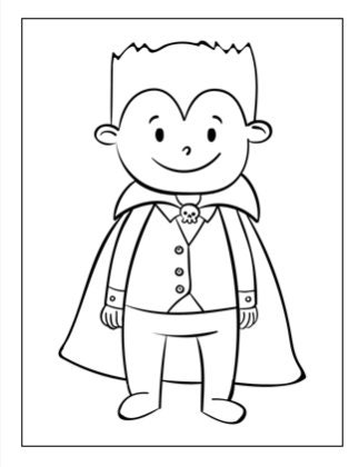 10 Cute Halloween Coloring Pages Easy Halloween Printable - Etsy