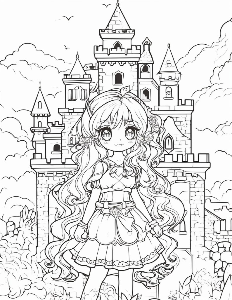 109 Cute Princess Coloring Pages, Princess Coloring Pages, Princess ...