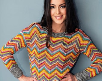 striped pullover cotton pullover rainbow pullover multicolor pullover multicolor sweater rainbow sweater patterned pullover pullovers