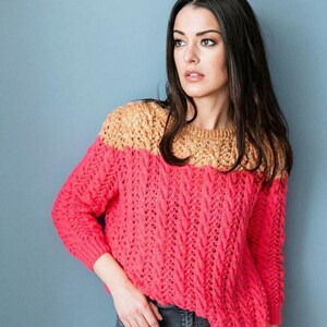 Jersey coral, jersey elegante, jersey estampado, jersey naranja, jersey coral, jersey con lentejuelas, jersey estampado