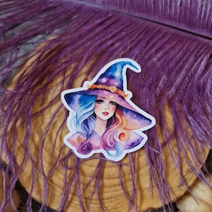 Stickers sorcière céleste, autocollant sorcière, potion de sorcière, potion magique, scrapbooking,