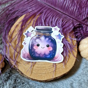 Stickers bottle kawaii, stickers bouteille kawaii, stickers magique, autocollant kawaii, journaling, bullet journal, scrapbooking,