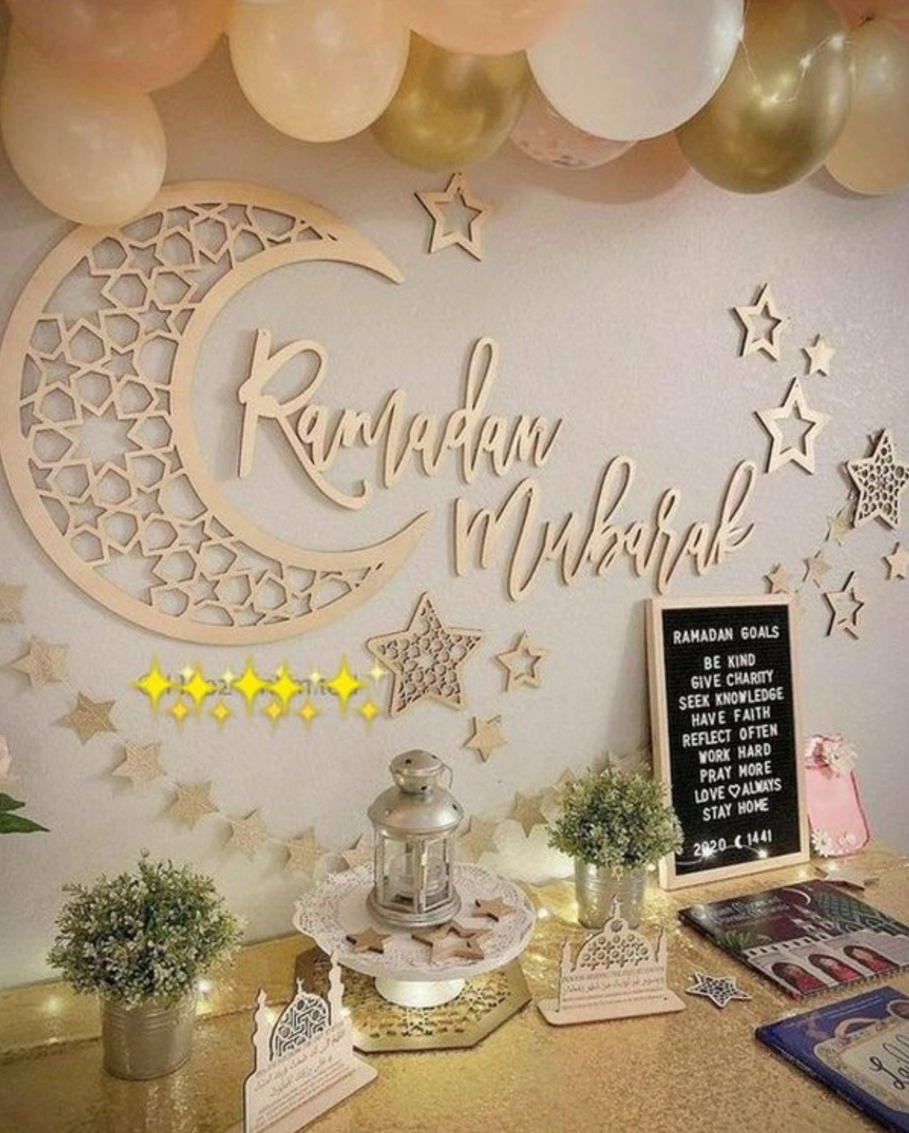 Laser Cutting File Ramadan Decorations Wooden Ornaments DXF - Etsy