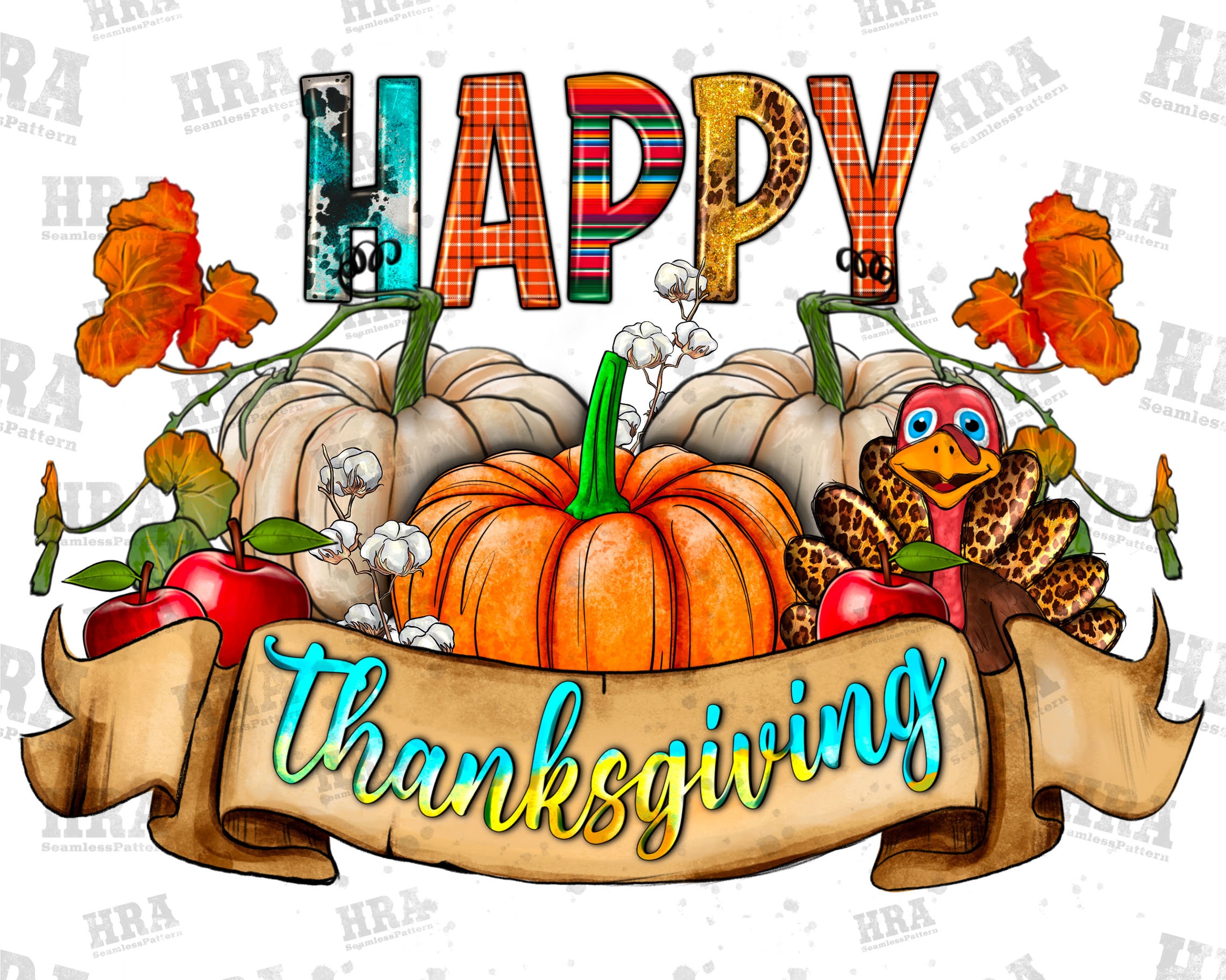 Happy Thanksgiving Png Sublimation Design, Fall Png, Pumpkin Png, Fall Leaf  Png, Fall Vibes Png, Hello Fall Png, Digital Download, image size:2280x1824