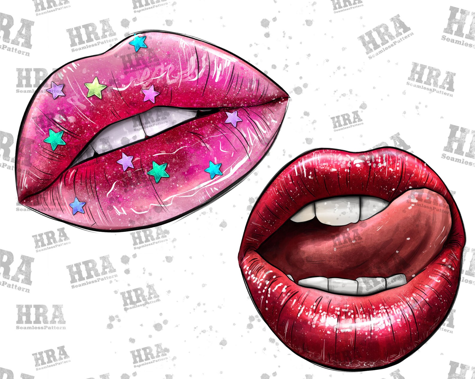 16 Lips Png Sublimation Design Bundle, Lips Bundle Png, Hand Drawn Lips ...