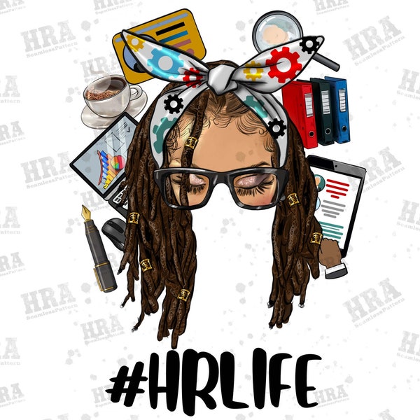 Afro messy locs bun long hair Human Resources life png, afro locs png, black woman png,  Human Resources png, sublimate designs download