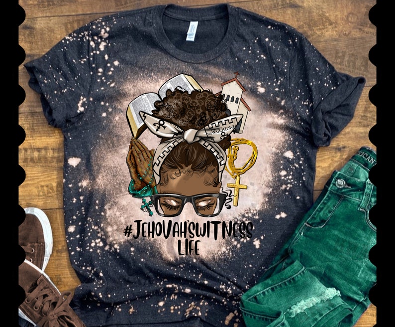 Afro Messy Bun Jehovah's Witness Life Png Sublimation - Etsy UK
