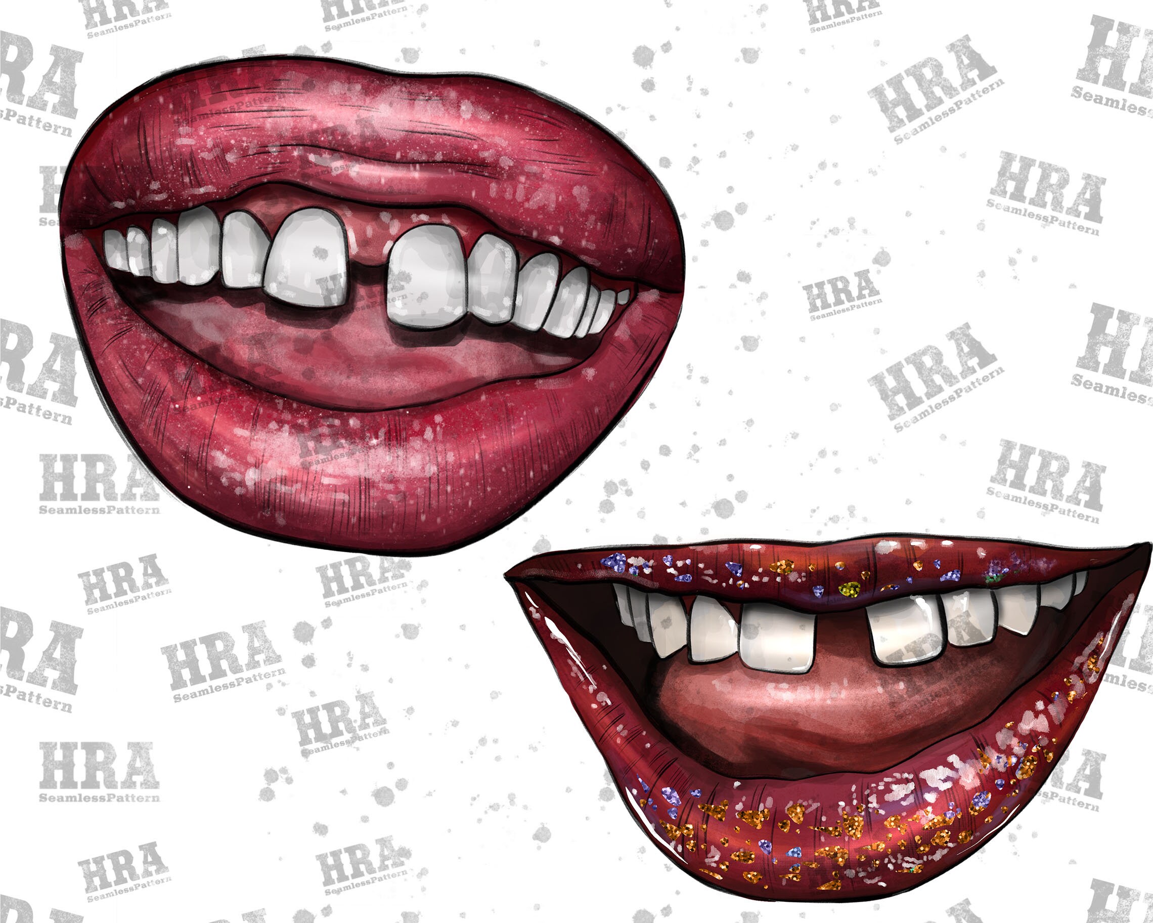 16 Lips Png Sublimation Design Bundle, Lips Bundle Png, Hand Drawn Lips ...