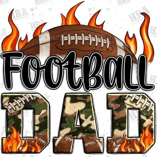 Football Ball Camo Football Dad Png Sublimation Design,Camouflage Football Dad Png, Football Ball Dad Png, Sports Dad Png, Digital Downloads