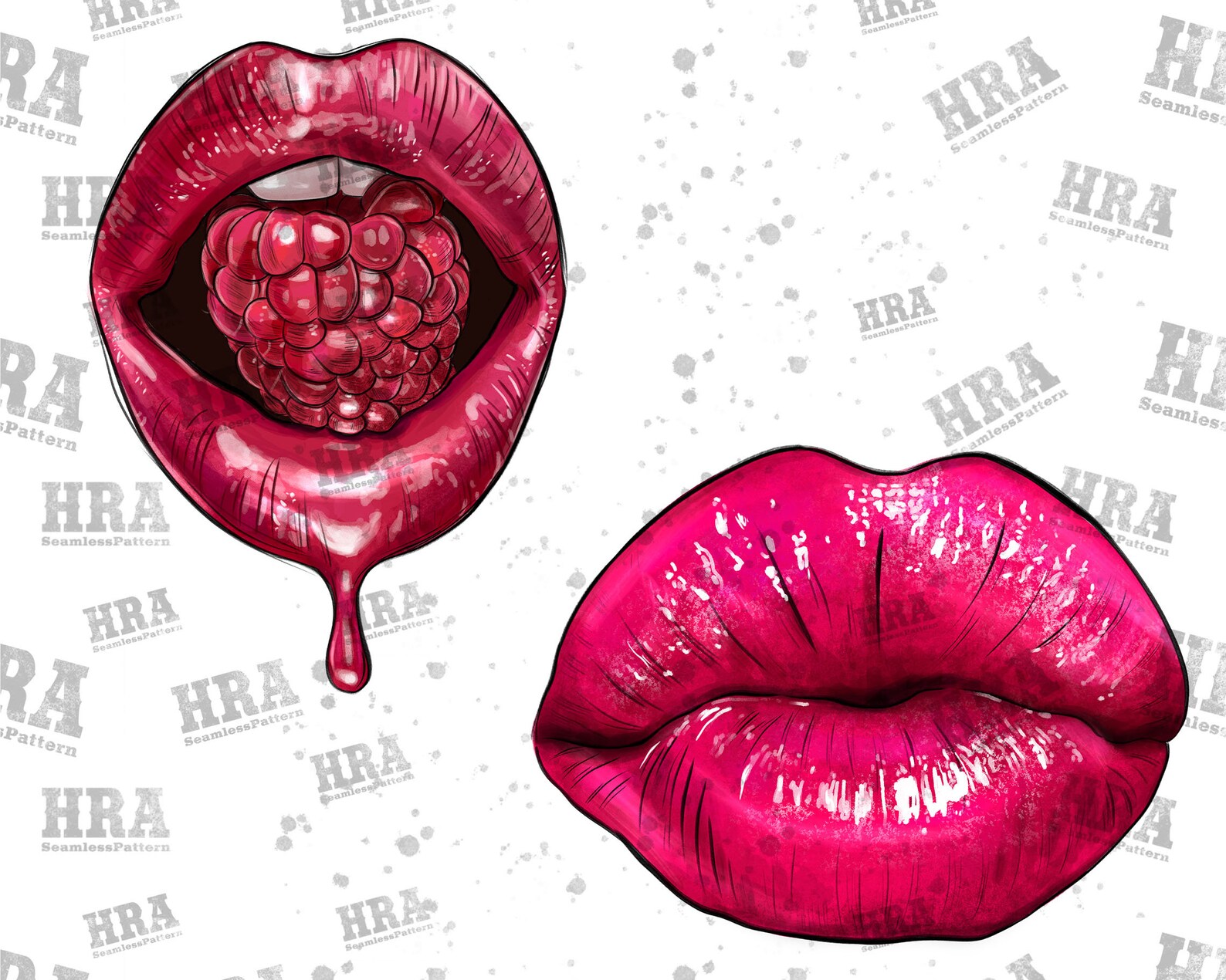 16 Lips Png Sublimation Design Bundle, Lips Bundle Png, Hand Drawn Lips ...