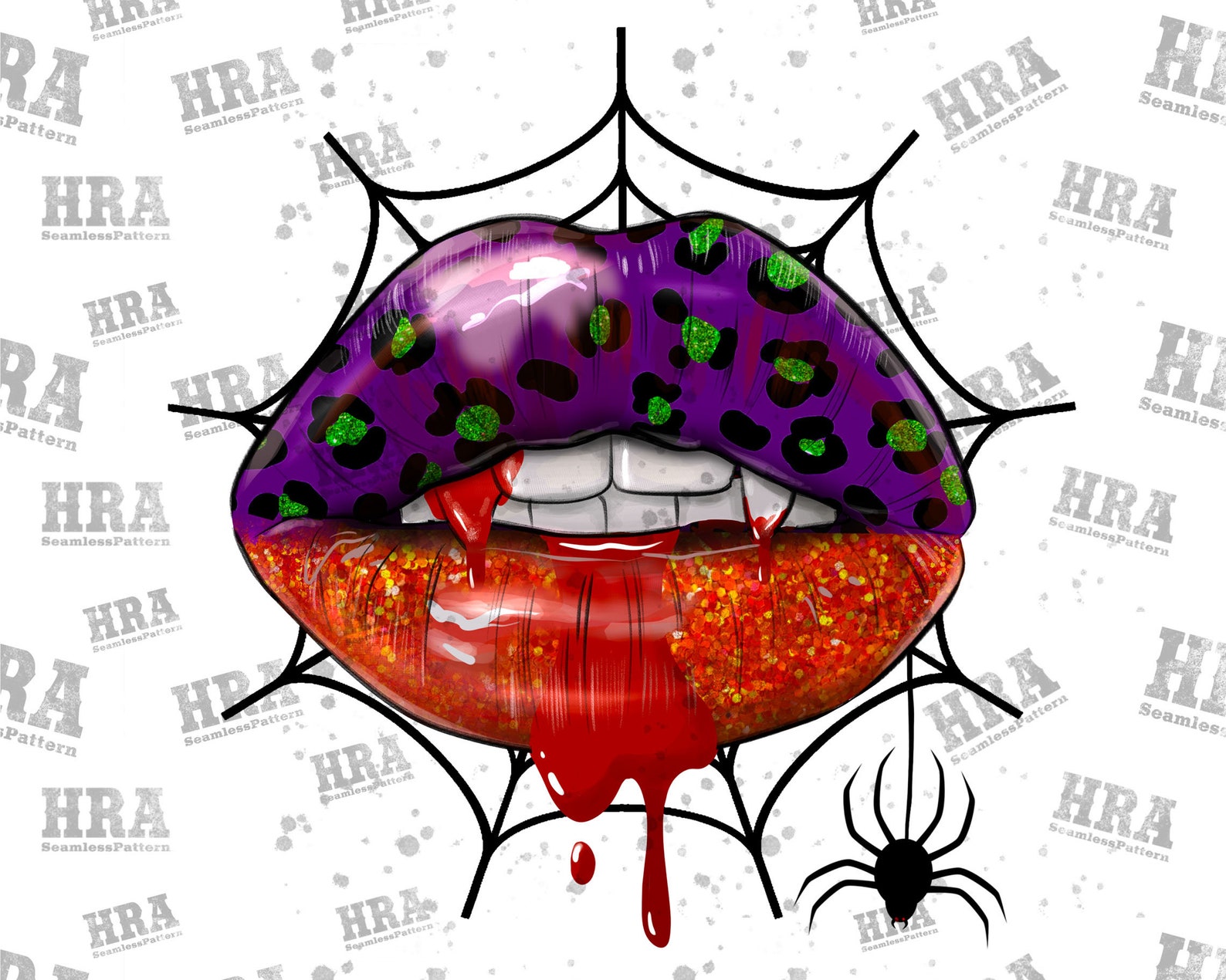 Halloween Bloody Lips Png Sublimation Design Hand Drawn Lips Etsy