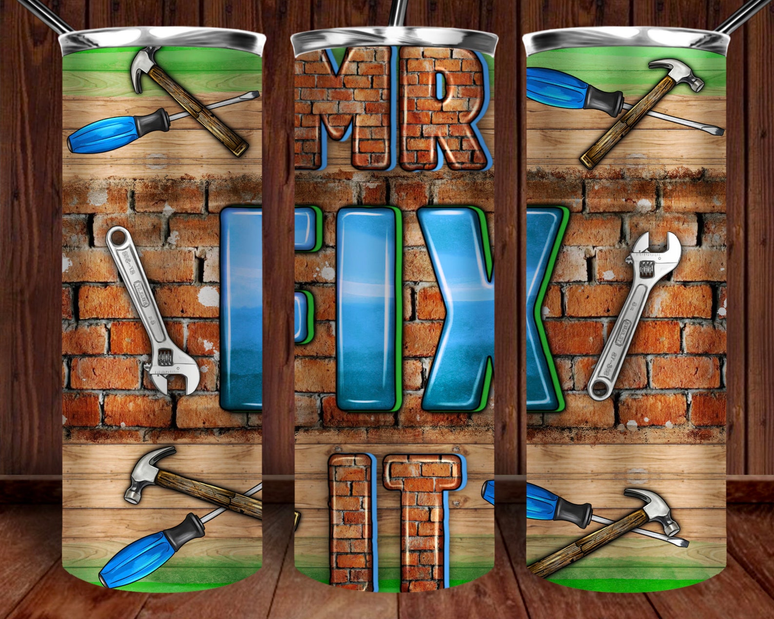 Mr. Fix It Tumbler Png Sublimation Design Father's Day - Etsy