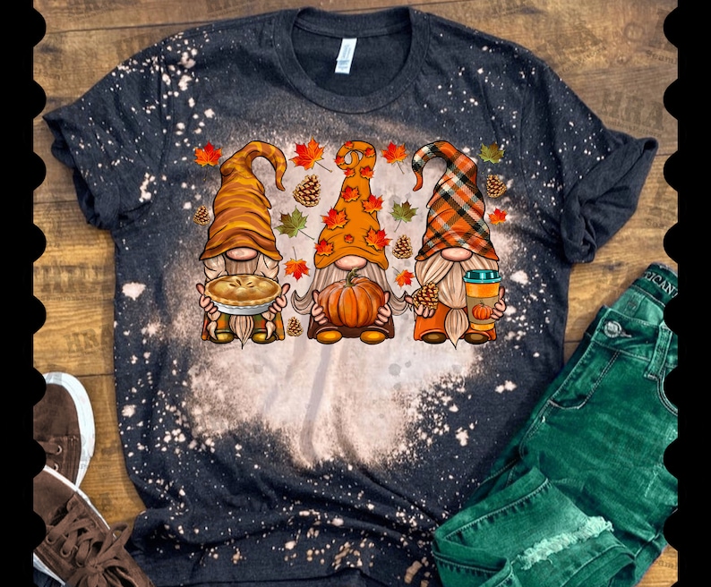 Fall Gnomes Png Sublimation Design, Fall Png, Autumn Png, Pumpkin Png, Thanksgiving Gnome Png,Autumn Leaves Png, Fall Color Png Downloads image 2