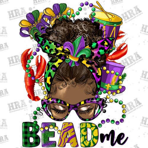 mardi gras black girl