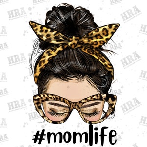 Western Messy Bun Mom Life Png Sublimation Design, Western Mom Life ...