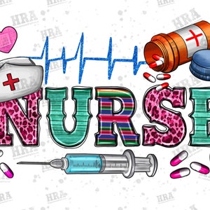 Western Nurse Png Sublimation Design,Leopard Serape Nurse Png, Nursing Png, Nurse Lİfe Png, Nurse Hat Png, Nurse Instruments Png Downloads