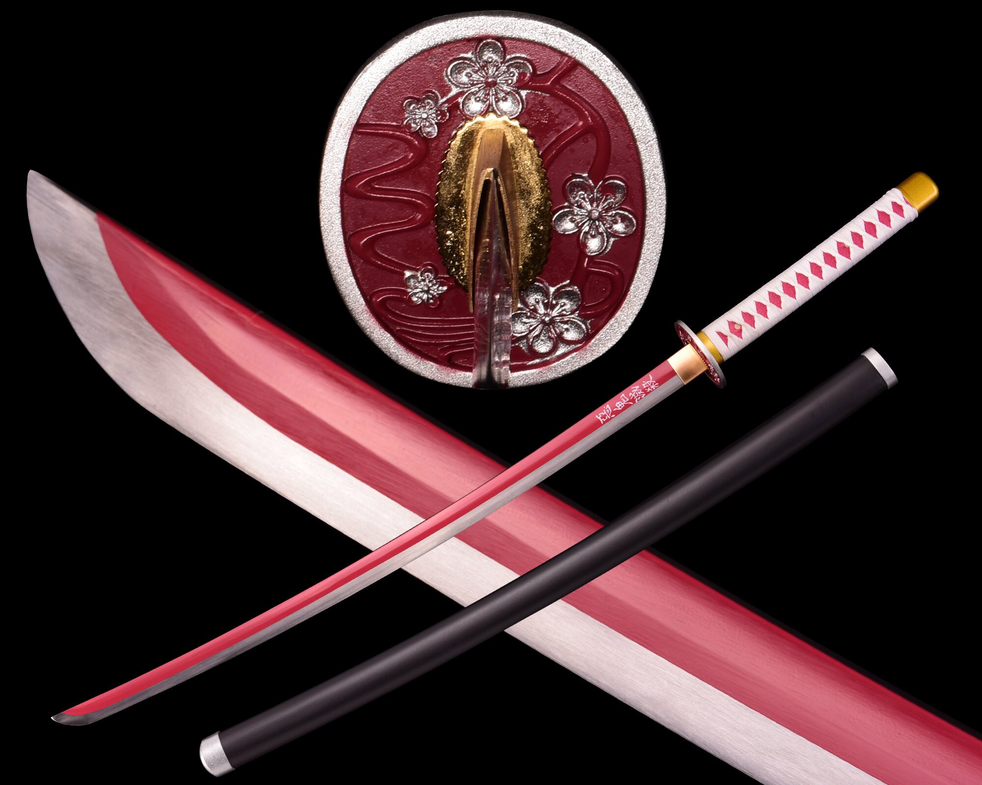 KATANA EN BOIS Demon slayer Giyuu avec étui gratuit EUR 33,00