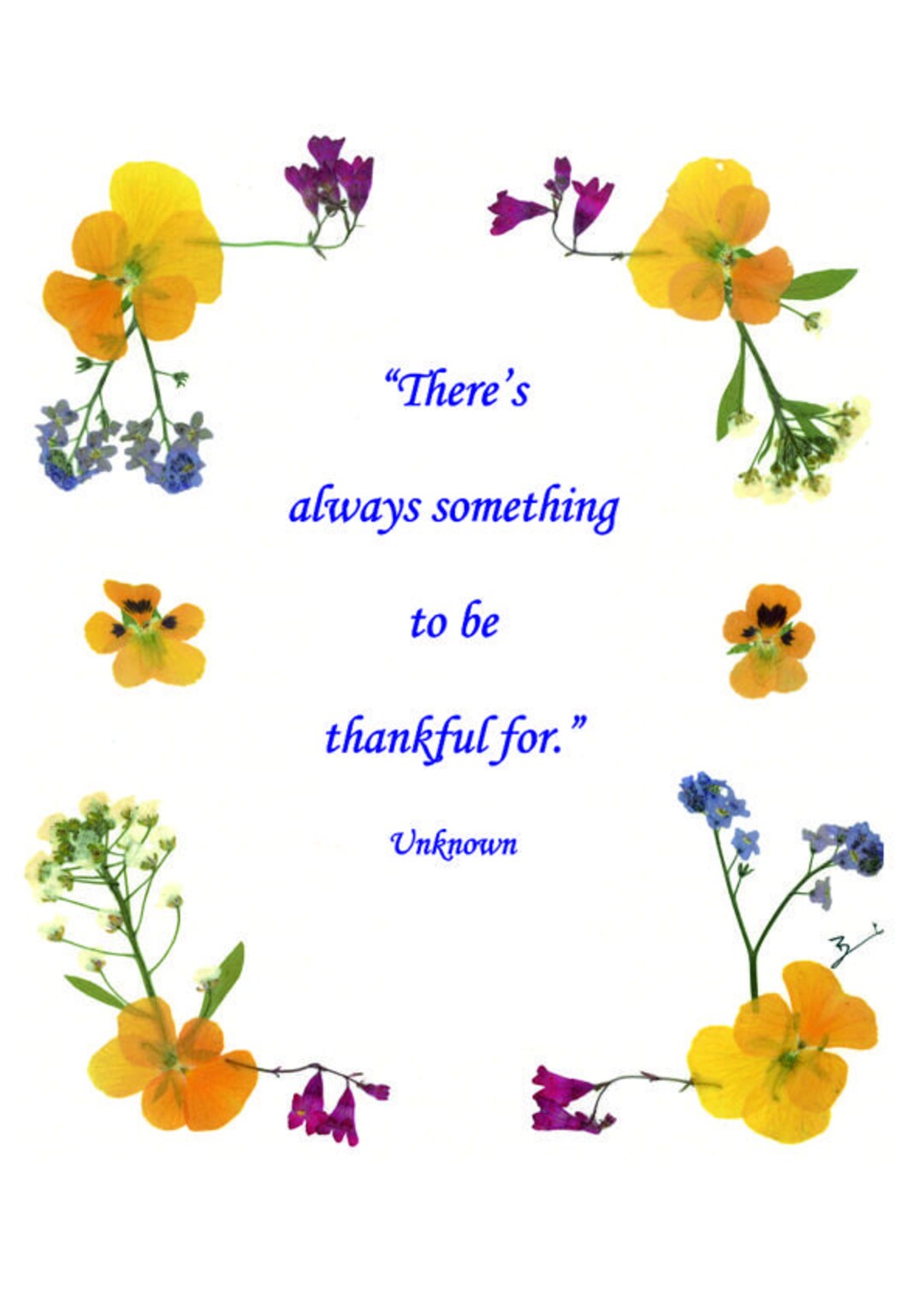 There is Always Flowers Printable A4 Etsy