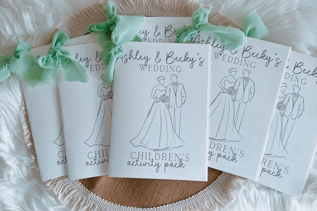 Personalised Wedding Kids Activity Pack Wedding Activity Book Wedding Personalised wedding kids activity pack wedding activity book wedding