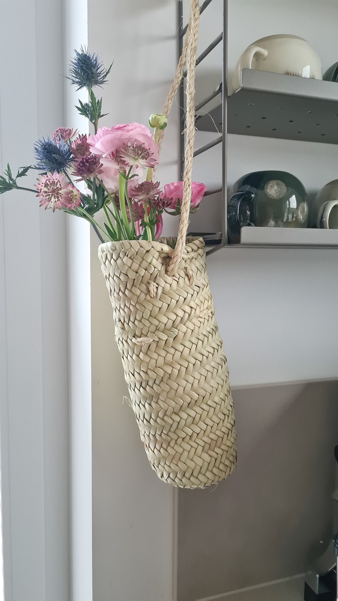 Korb zum aufhängen, Wandkorb, Dekorationskorb, Geschenkkorb, Körbchen