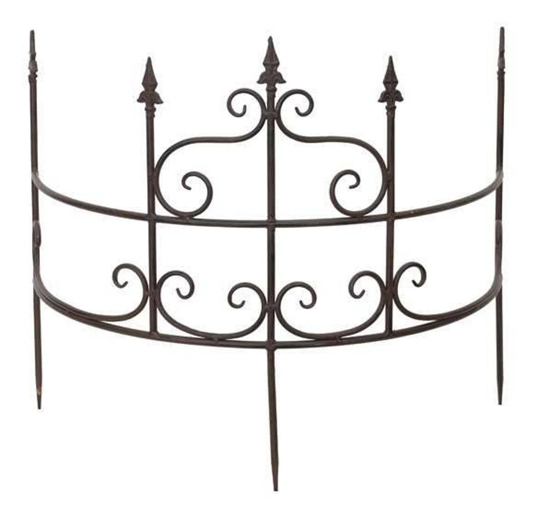 Halfround Trellis/ Perennial Support/ Bed Border/ Bed Edging/ Etsy