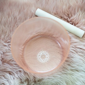 Crystal Singing Bowl Sticker Label Set