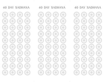 40 Day Sadhana Printable with Subagh Kriya