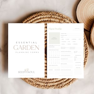Essential Garden Planning Pack - Garden planning forms for digital or print