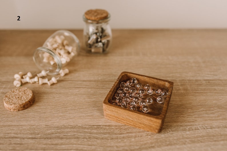 Wooden desk organizer modular, oak image 6