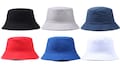 Unisex Reversible Bucket Hat Plain Red. Black, Navy, White, Grey, Royal Blue