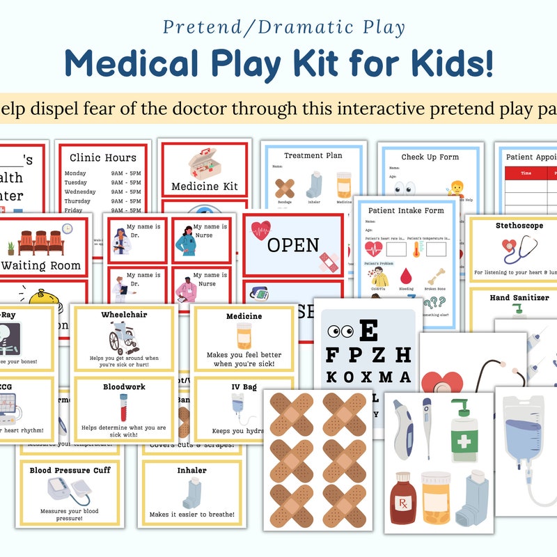 Doctor Pretend Play - Etsy