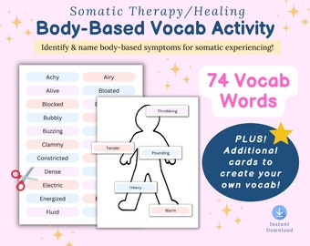 Felt Senses Activity | polyvagal theory, somatic therarpy, somatic healing, somatic experience, trauma healing, PTSD healing, trauma in body