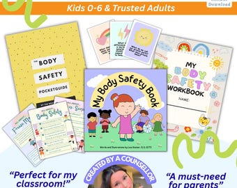 Body Safety Bundle, consent for kids, body safety education, preschool curriculum, social-emotional learning, child safety, child protection