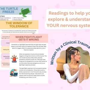 Fight Flight Freeze Workbook, Window of Tolerance, Trauma Response ...