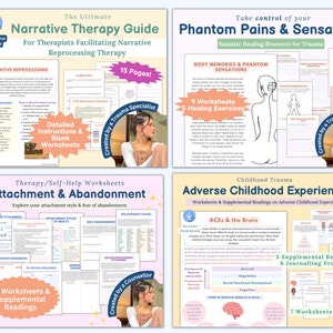 Trauma therapy bundle, trauma recovery, trauma healing, nervous system regulation, somatic exercises, trauma worksheet, PTSD CPTSD worksheet image 4