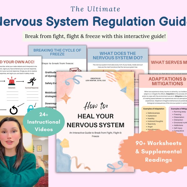 Fight Flight Freeze Worksheets - Etsy