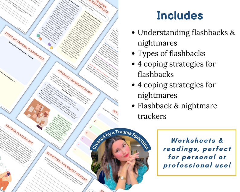 Trauma Flashbacks & Nightmares, Sleep Hygiene, Insomnia, Nightmare ...