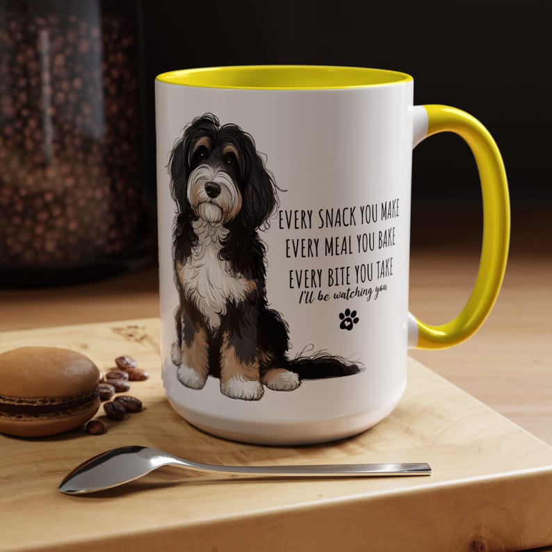 Bernedoodle Mug Funny Dog Mug Bernedoodle Gift Dog Lover Coffee Mug Cute Bernedoodle Cup Dog Breed Mug Two Sided Cup image 12