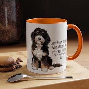 Bernedoodle Mug Funny Dog Mug Bernedoodle Gift Dog Lover Coffee Mug Cute Bernedoodle Cup Dog Breed Mug Two Sided Cup image 10