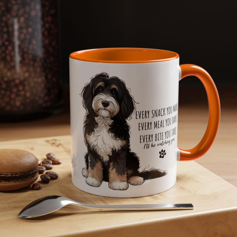 Bernedoodle Mug Funny Dog Mug Bernedoodle Gift Dog Lover Coffee Mug Cute Bernedoodle Cup Dog Breed Mug Two Sided Cup image 10