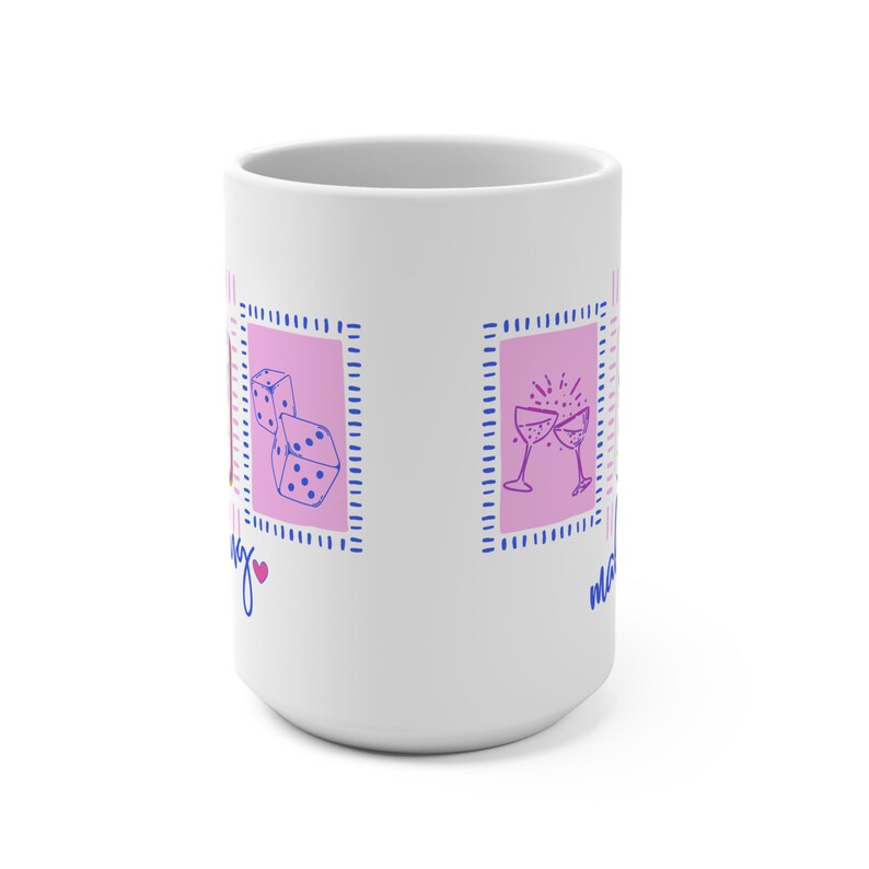 Mahjong Mug Mahjong Gift Mahjong Coffee Cup Game Night Mug Mahjong Lover Gift Cute Mahjong Cup Mahjong Tea Mug Mahjong Player Mug 画像 3