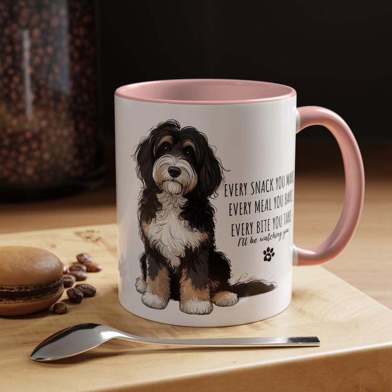 Bernedoodle Mug Funny Dog Mug Bernedoodle Gift Dog Lover Coffee Mug Cute Bernedoodle Cup Dog Breed Mug Two Sided Cup image 4