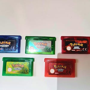 ポケモン エメラルド ルビー ファイアレッド リーフグリーン サファイア GBA カートリッジ