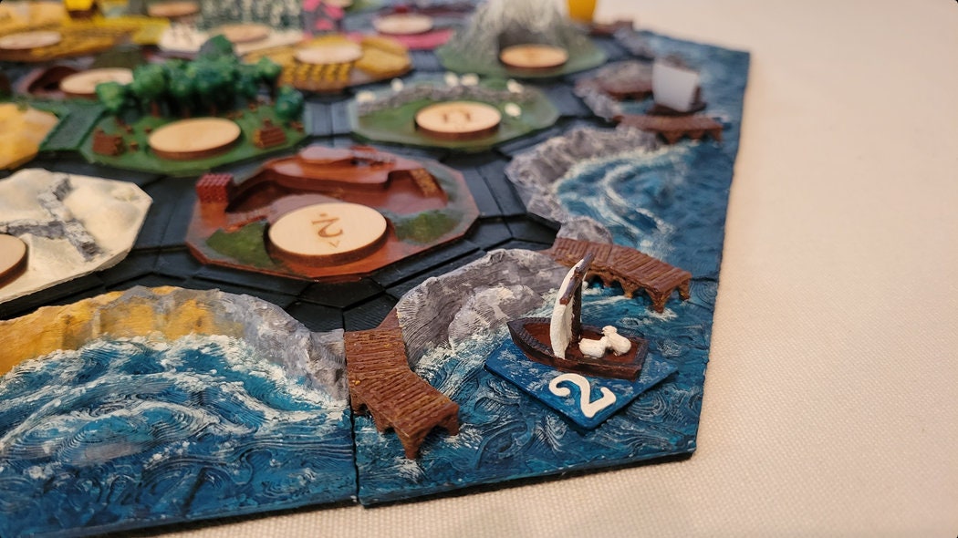 Settlers of Catan Magnetic STL File for 3D Printing High - Etsy