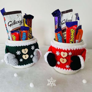 Crochet Christmas Mug Jumper Pattern - English Only