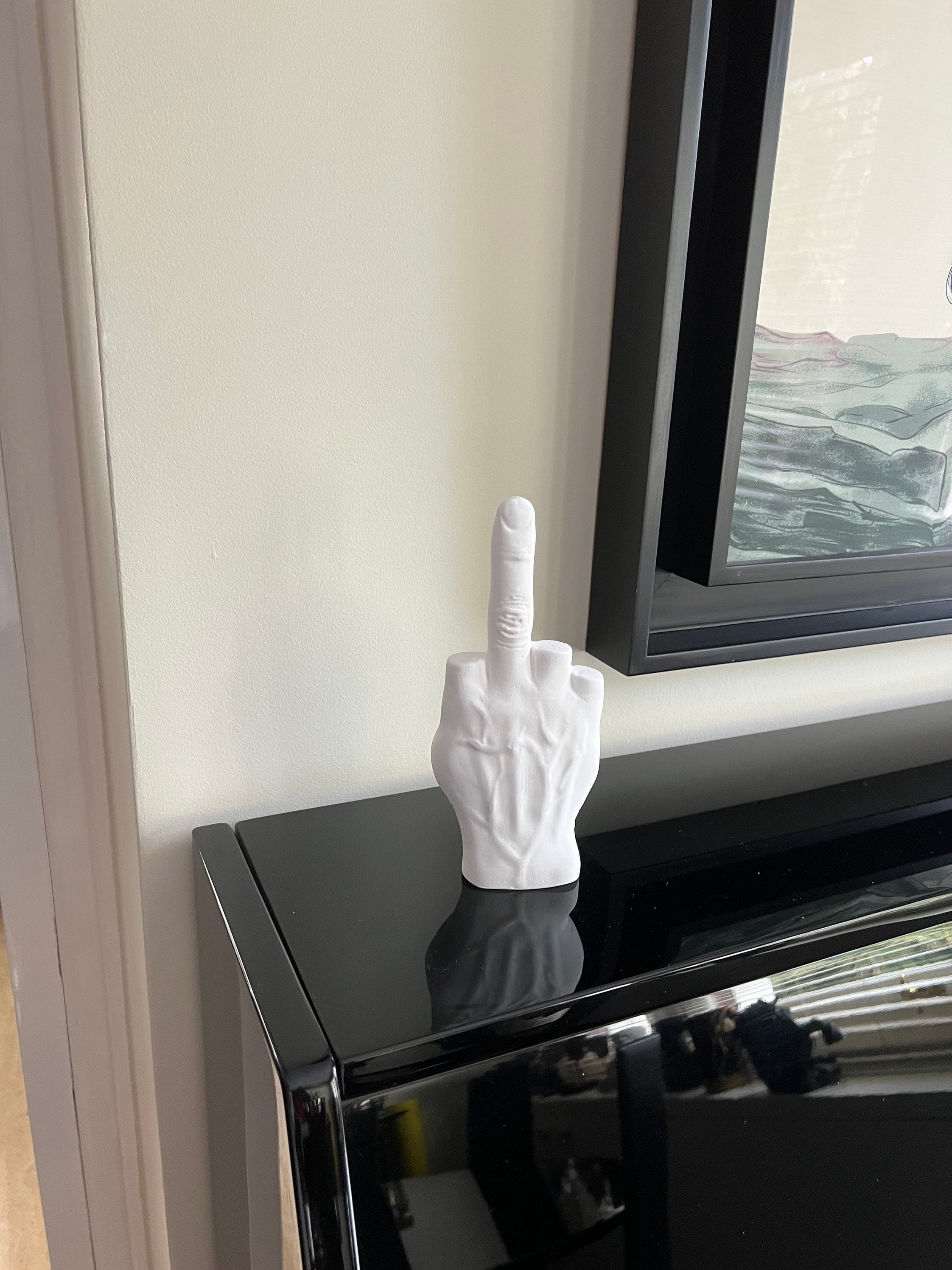 Middle Finger Sign Sculpture Hand Statue Middle Finger Sculpture