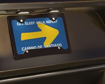 Car Vanity Plate-Camino de santiago.