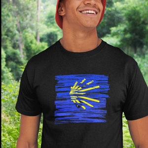 Beautiful design of the camino de Santiago Shell. way. Classic T-shirt AT0012