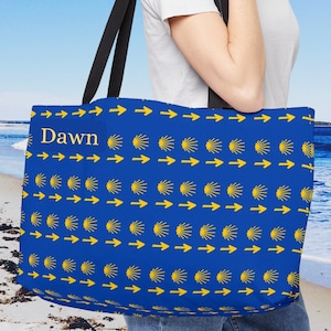 Personalized Camino de Santiago Tote Bag,Take the Spirit of the Pilgrimage Everywhere with Your Customized Bag AS01